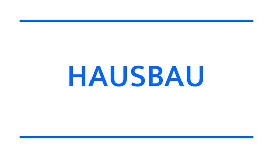 Logo Geschäftsfeld Hausbau CMYK